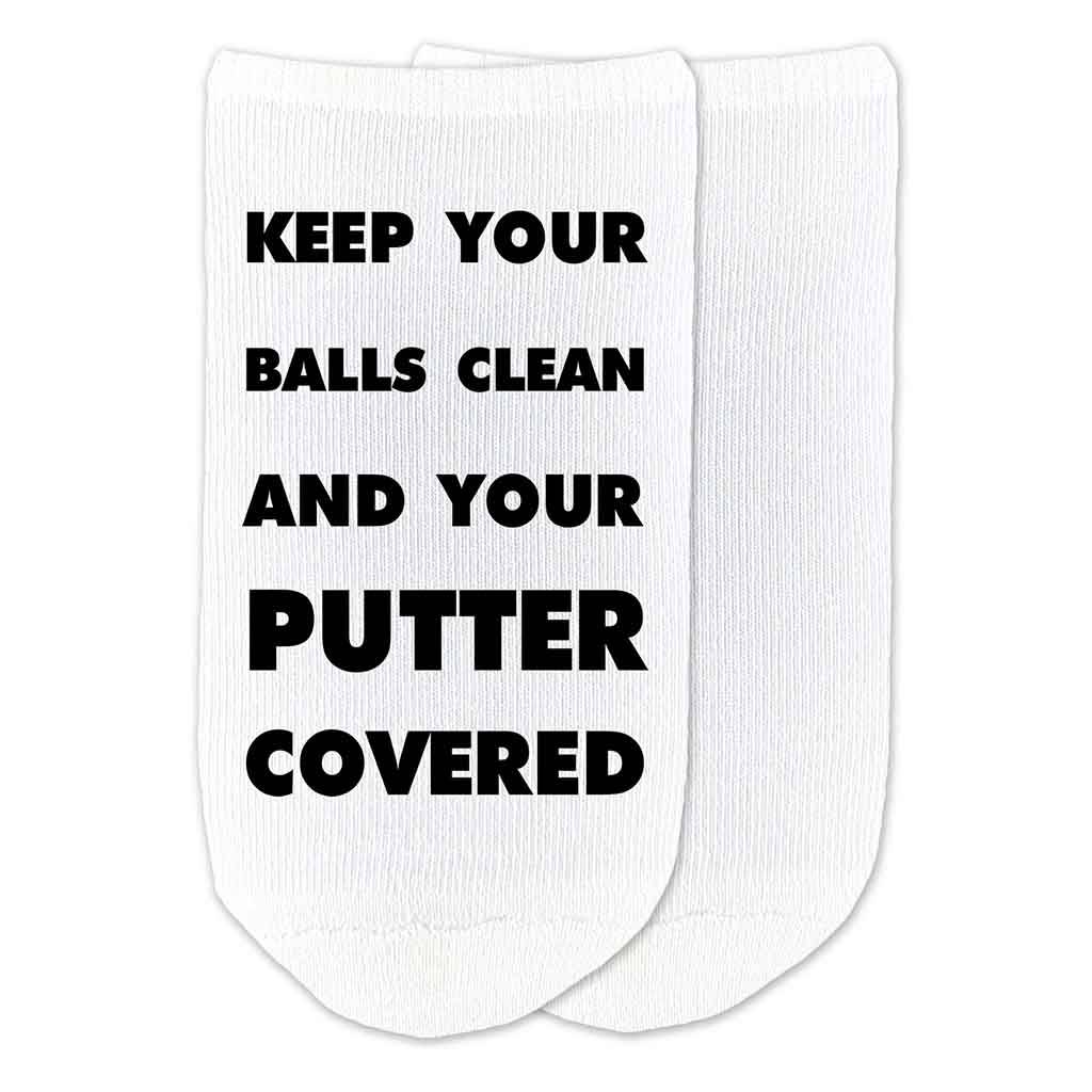 Funny Golf Gifts for Men Humorous Novelty Socks for the Golfer Printed No  Show Socks, Choose Your Design 