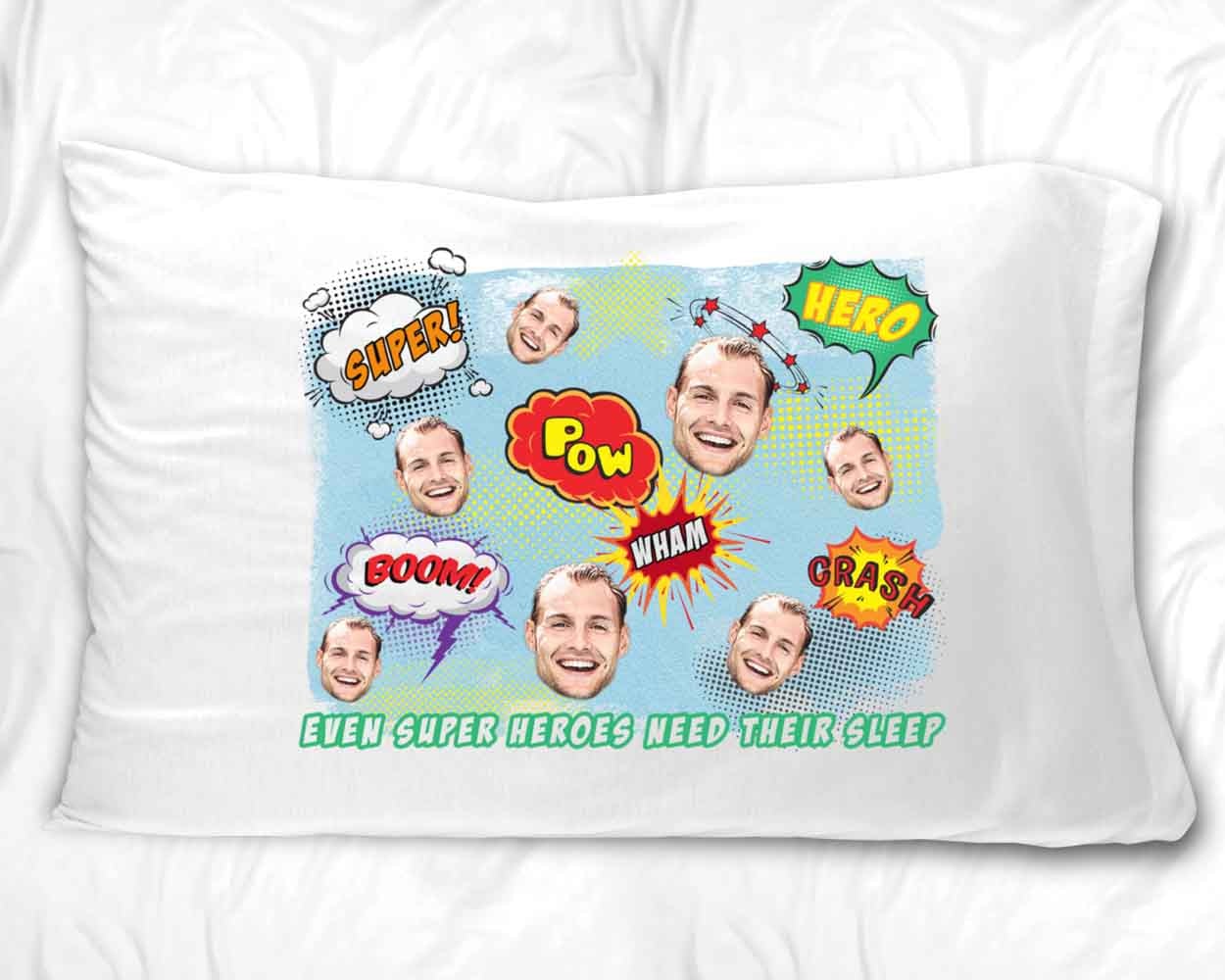 Print face on pillow case sale