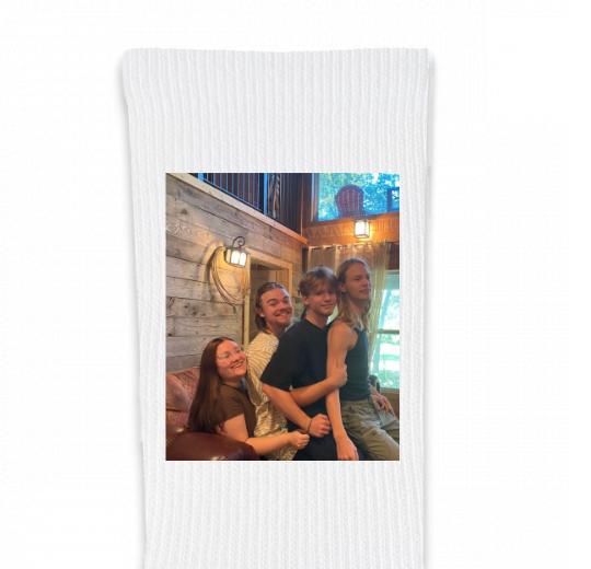 Design Your Own Custom Printed Crew Socks - Large