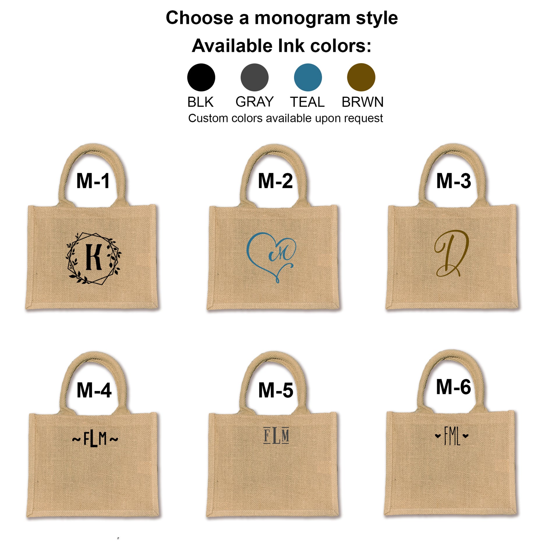 These personalized burlap tote bags are the perfect accessory for beach day and more! 