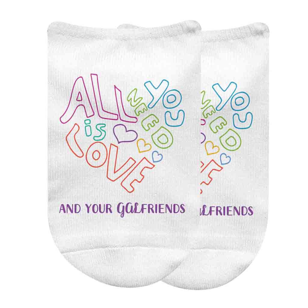 Fun socks forGalentines Day - It's Galentines Day and all you need is love and of course your best girlfriends!