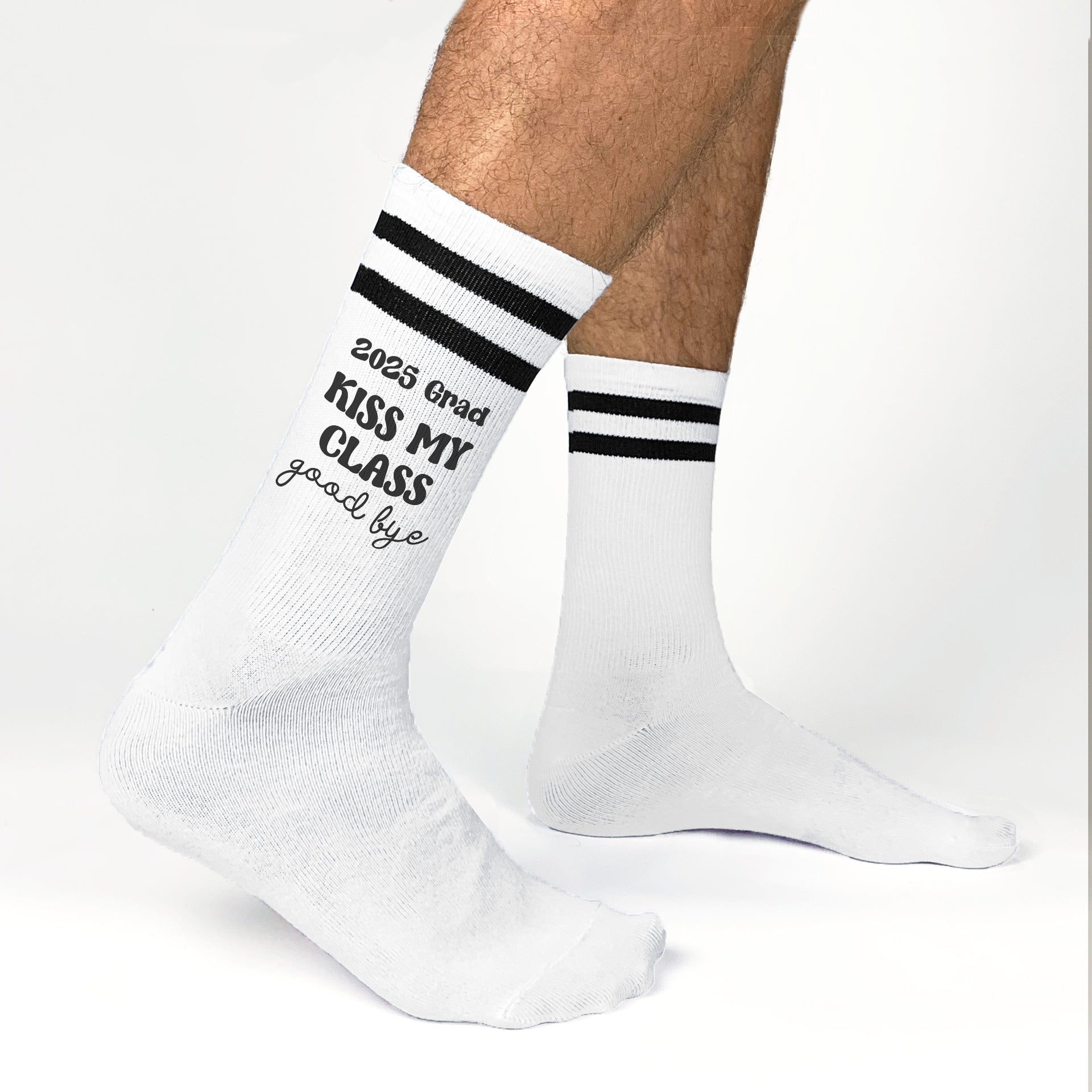 Men's graduation socks - Kiss My Class Goodbye