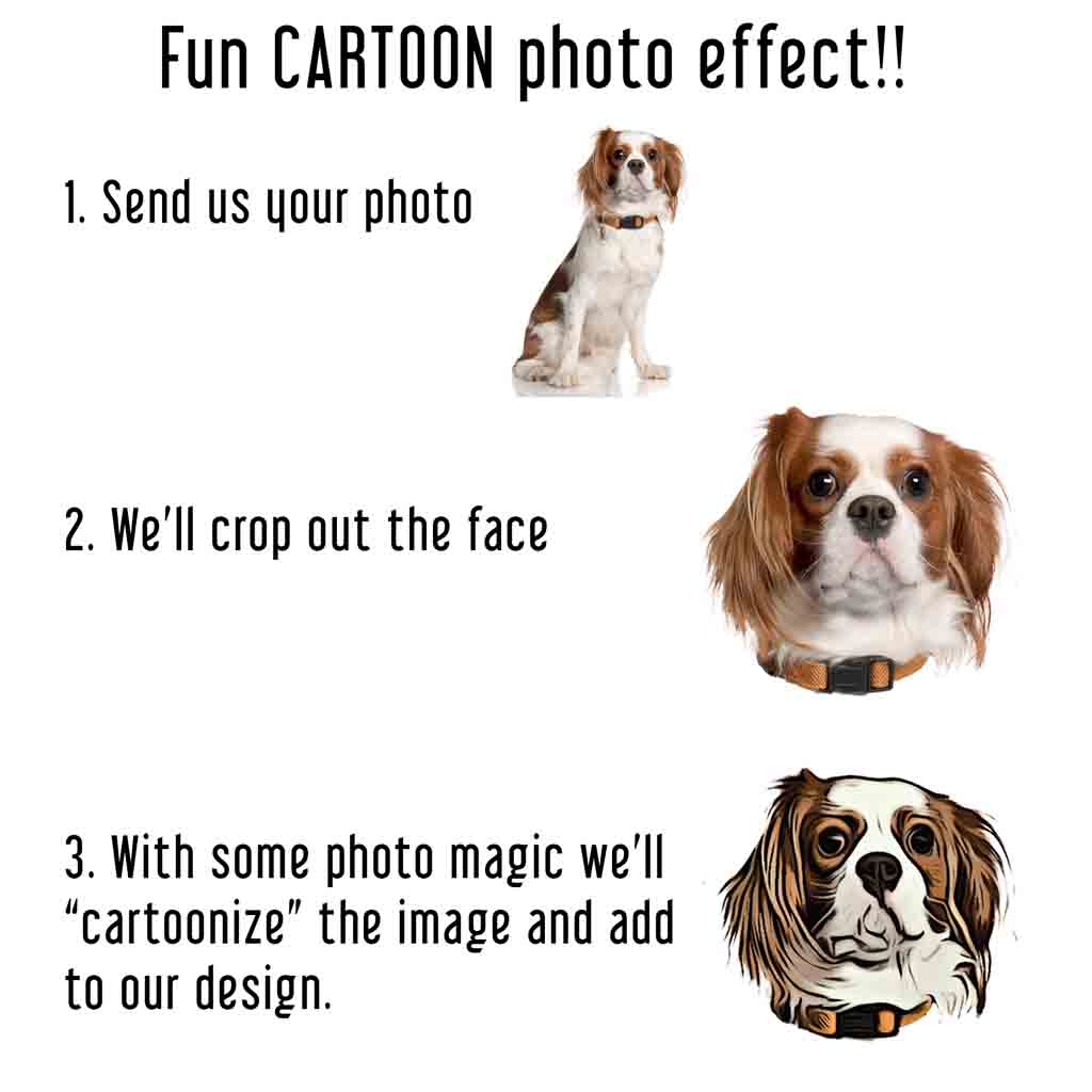 A fun cartoon effect is added to making your favorite photo MAGICAL!