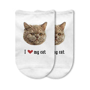 These comfy cotton socks make a thoughtful and fun gift for any cat lover.