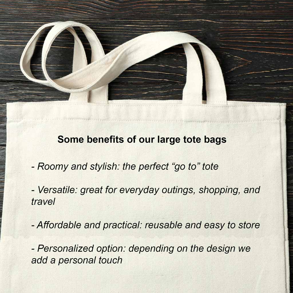 Custom Everyday Cotton Tote Bags