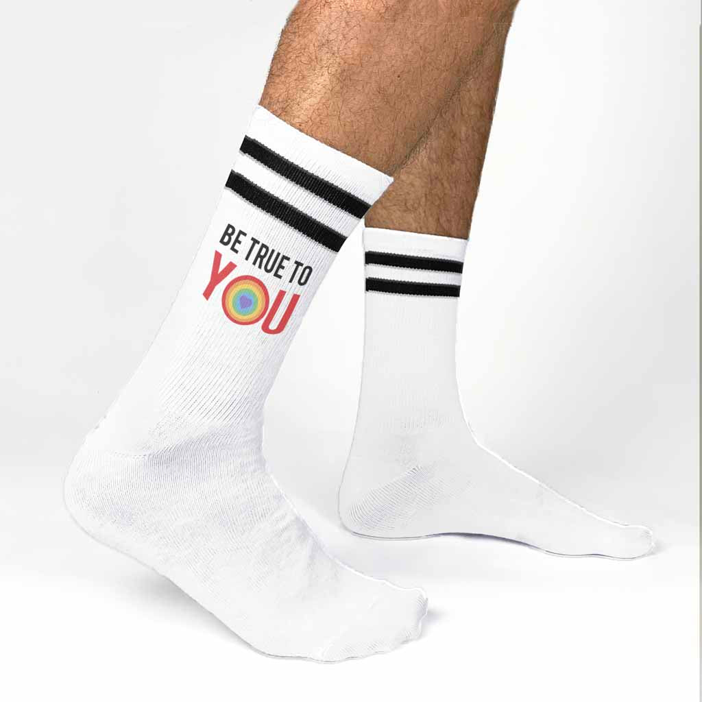 Be True to You Cotton Crew Socks