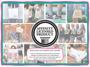 An informational image showcasing that Sockprints is an officially licensed Greek vendor, approved to create custom sorority merchandise for all 26 NPC sororities. The image highlights authenticity, quality, and a portion of proceeds supporting national sorority organizations.