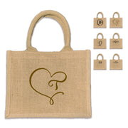 Our monogrammed burlap tote bag is the perfect trendy gift for Christmas, Birthdays, and more! 