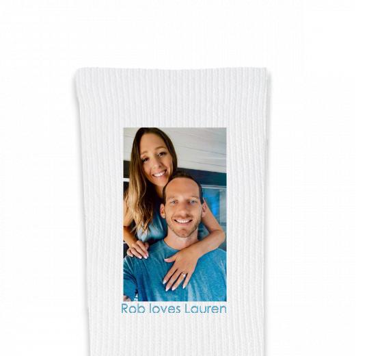 Design Your Own Custom Printed Crew Socks - Medium