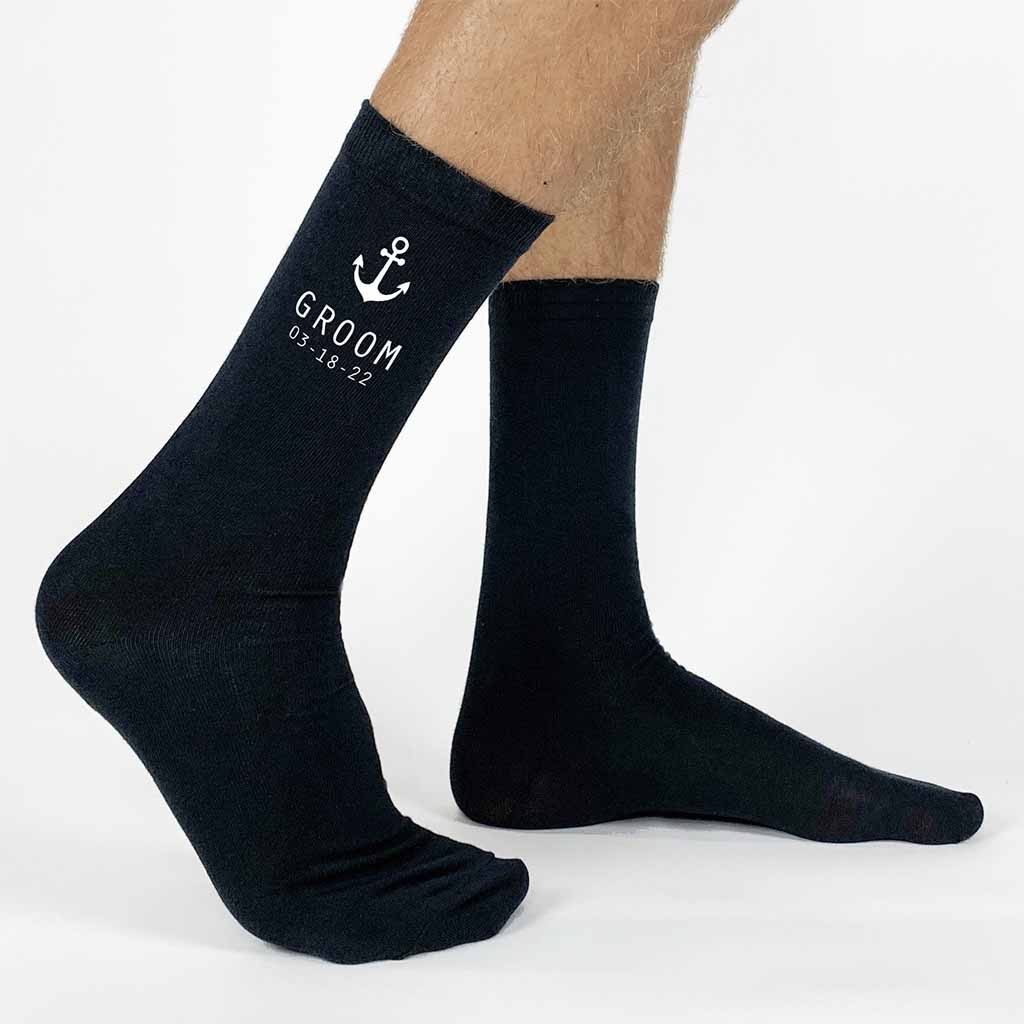 Monogrammed Mens Dress Socks/monogrammed Socks for Men/groomsmen