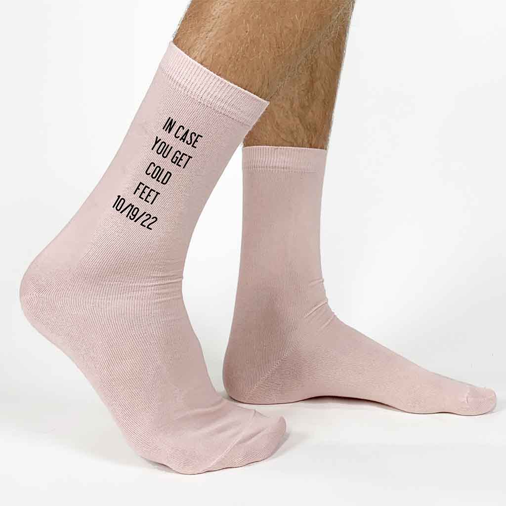 In case you get cold feet socks