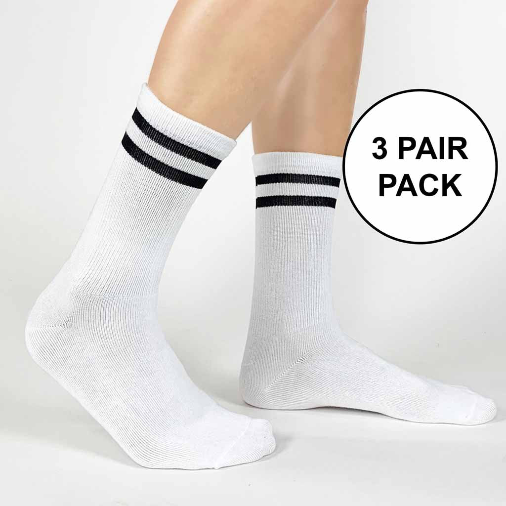 Striped Men Stripe Ankle Cotton Socks