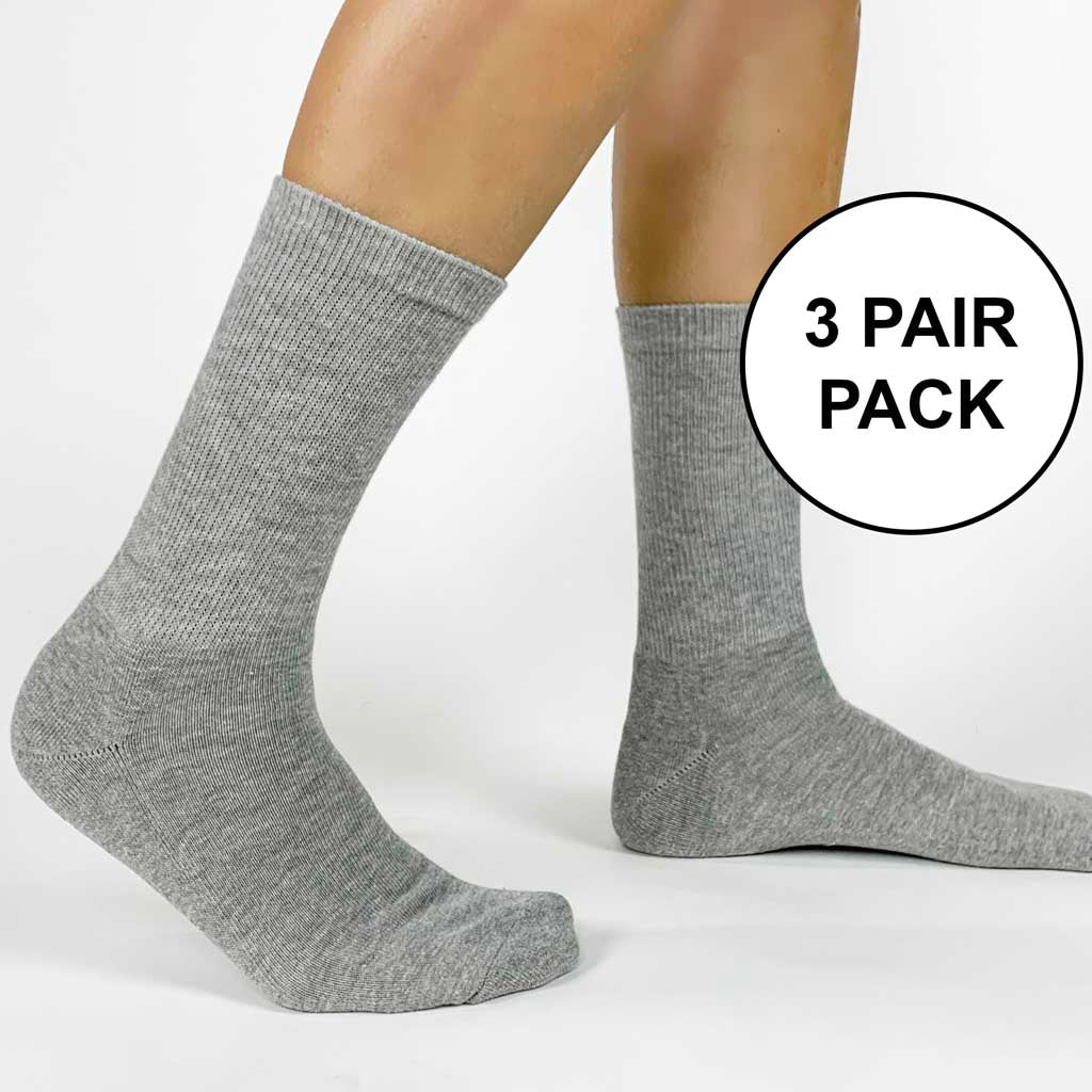 Blank Athletic Socks (Cotton Bottom) - Silky Socks