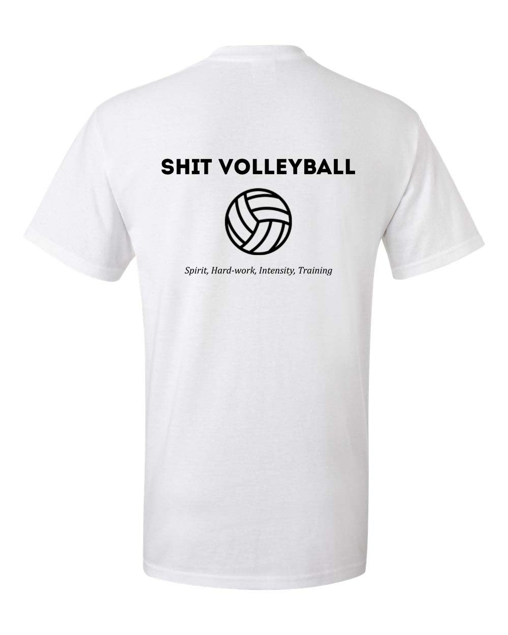 SHIT Volleyball Club Large Canvas Tote Bag - Black – Sockprints