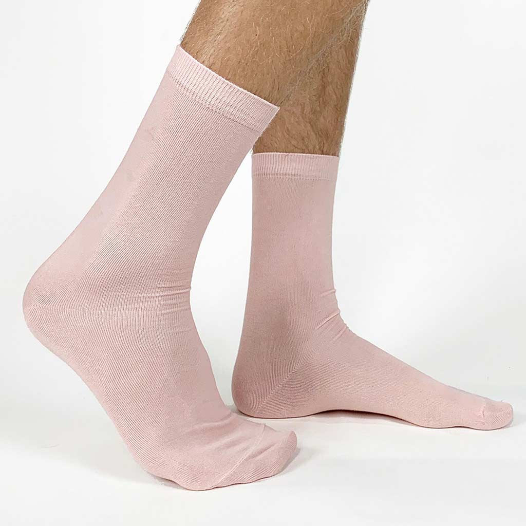 Mens baby pink sales socks