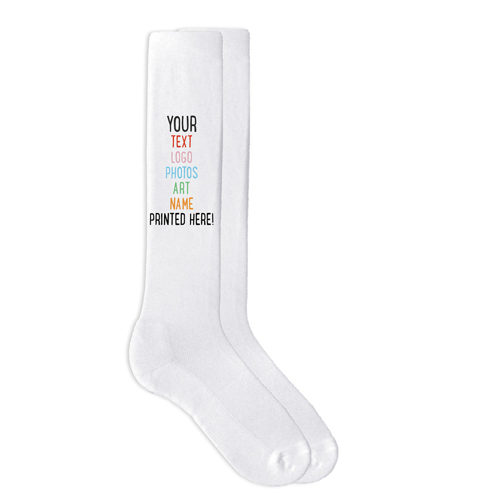 Custom Print on Demand and Personalized Socks by the Pair