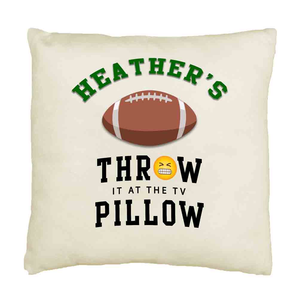 Football hotsell throw pillow